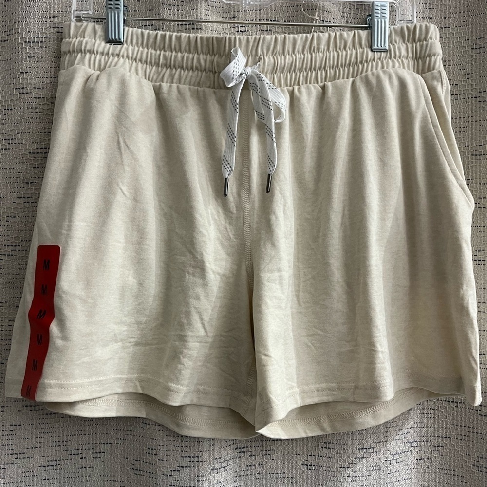 Pacific Trail Athletic Shorts Womens M Oatmeal Heather